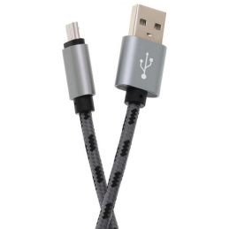 Yourban USB A-USB C 2M BL - Câble USB-A vers USB-C 2m tresse nylon
