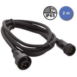 Câbles DMX éclairage XLR 3 points - Power Acoustics - Accessoires - CABLE IP DMX 2M IN/OUT