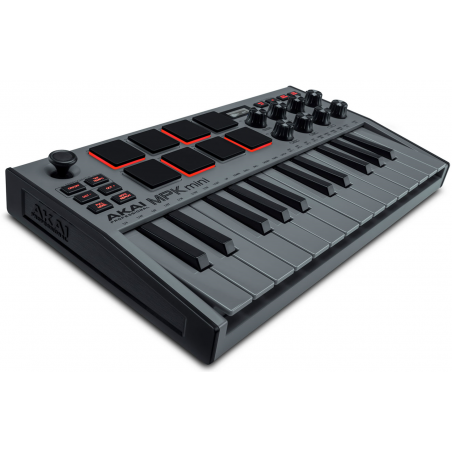 Claviers maitres compacts - Akai Professional - MPK MINI MK3 GREY