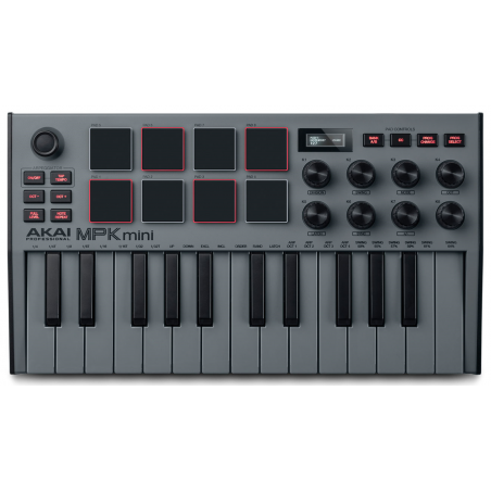 Claviers maitres compacts - Akai Professional - MPK MINI MK3 GREY
