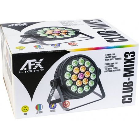 Projecteurs PAR LED - AFX Light - CLUB-MIX3
