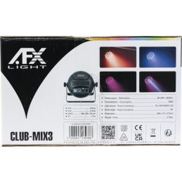 	Projecteurs PAR LED - AFX Light - CLUB-MIX3