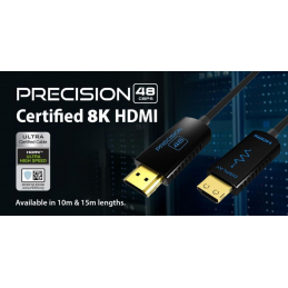 	Câbles HDMI optique - Blustream - Precision 48Gbps 15m