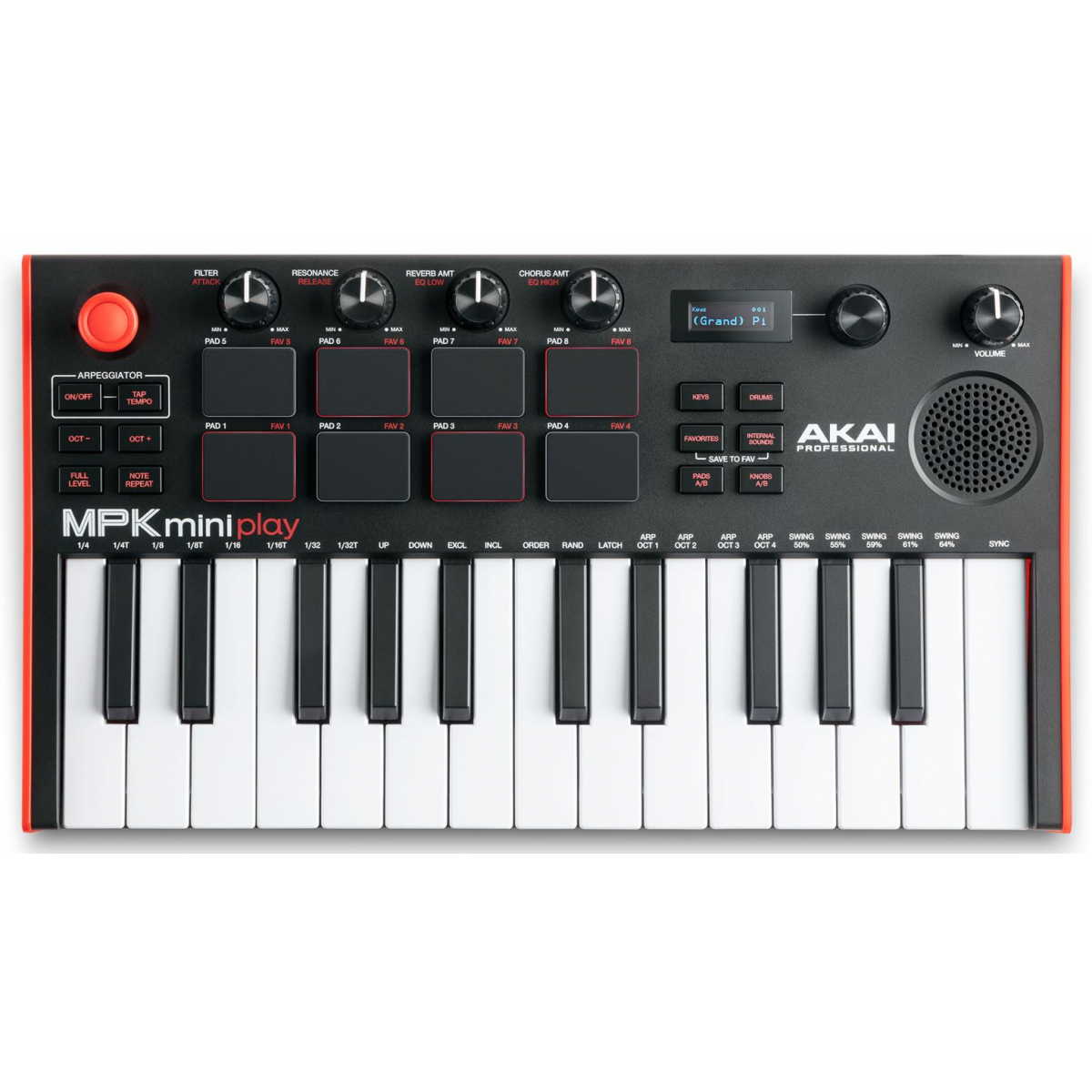 Claviers maitres compacts - Akai Professional - MPK MINI PLAY MK3