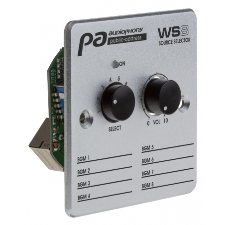 Zoneurs mélangeurs - Audiophony PA - WS8