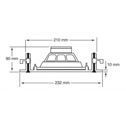 	Enceintes plafonniers - Audiophony PA - CHP630