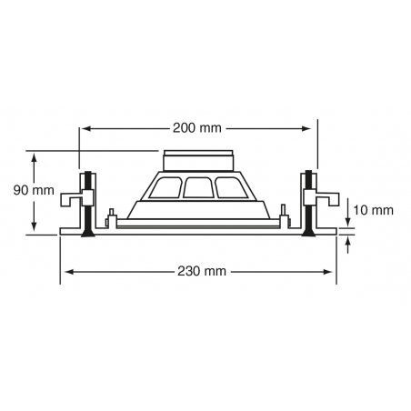 Enceintes plafonniers - Audiophony PA - CHP610