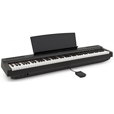 Support de piano numérique Support robuste et durable au design simple Pied pour piano numérique P-125 Yamaha Yamaha L-125 Noir 