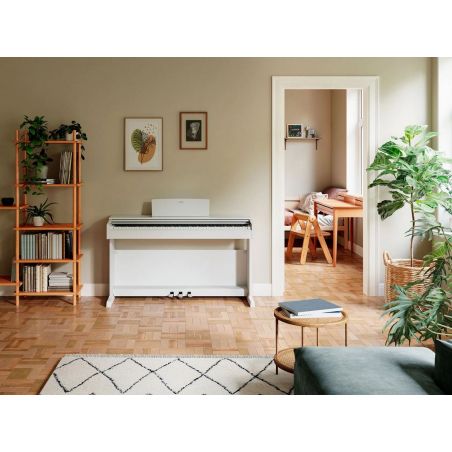 Pianos numériques meubles - Yamaha - YDP-145 WH (BLANC)