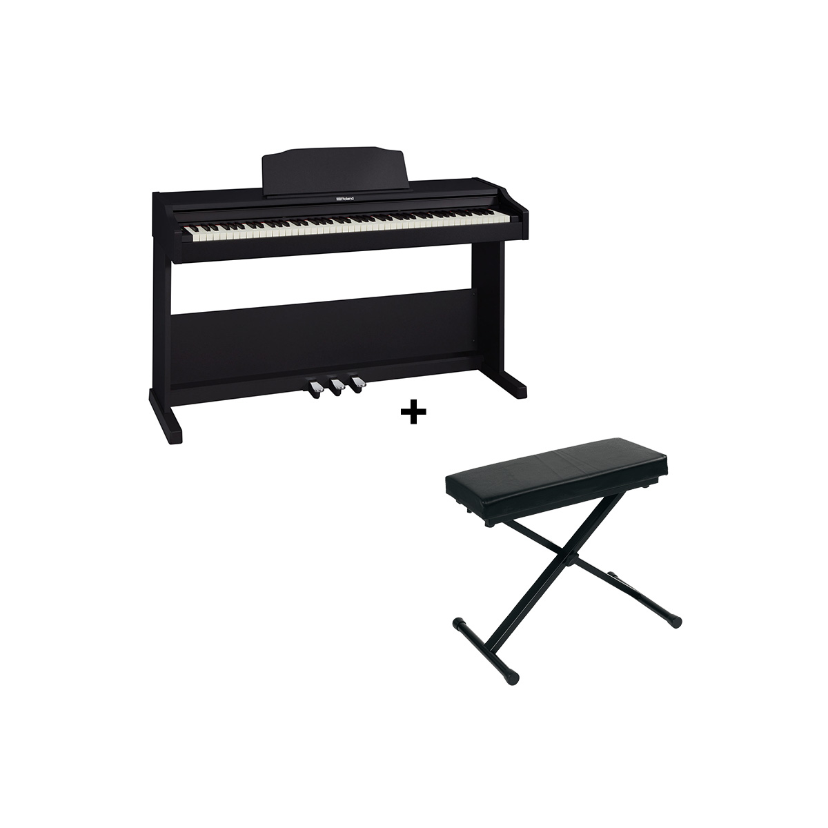 Roland Pack FP-10 + Pied meuble + Banquette - Packs Claviers et