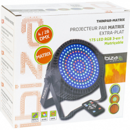 	Projecteurs PAR LED - Ibiza Light - THINPAR-MATRIX