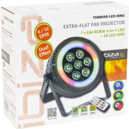 Projecteurs PAR LED - Ibiza Light - THINPAR-LED-RING