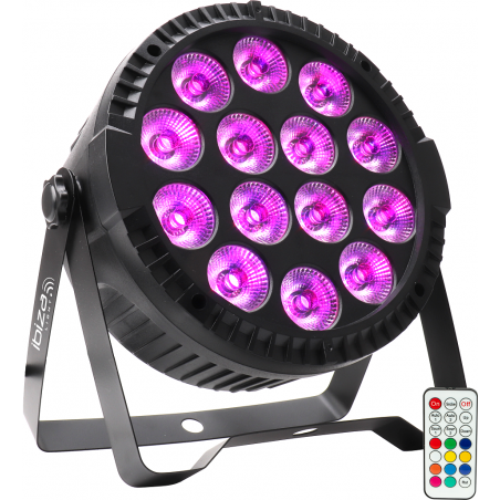 Projecteurs PAR LED - Ibiza Light - THINPAR-14X6W-RGBW