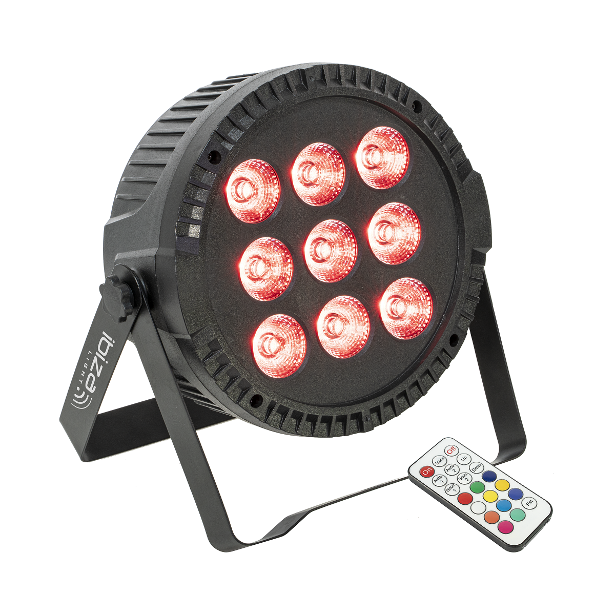 Projecteurs PAR LED - Ibiza Light - THINPAR-9X6W-RGBW