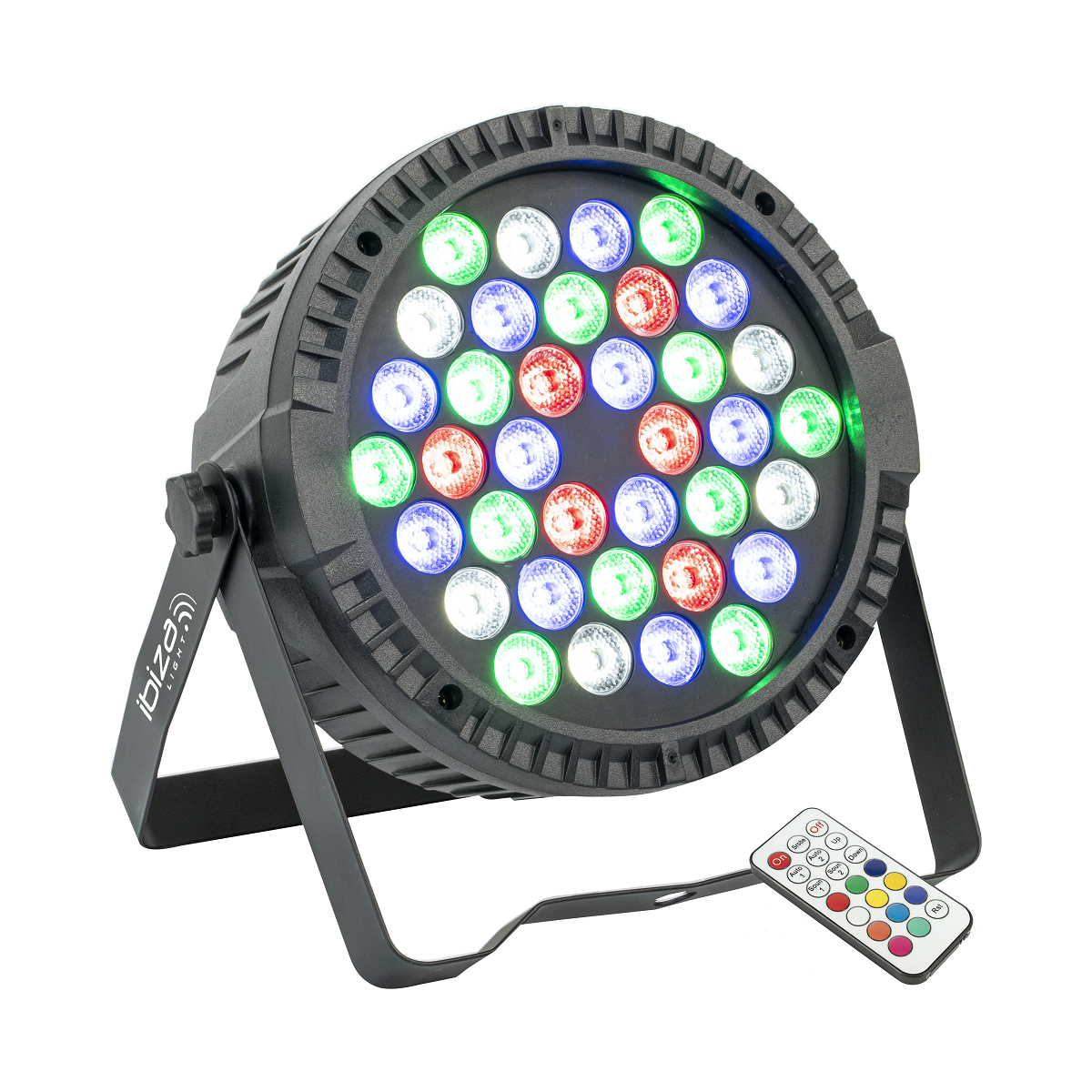 Projecteurs PAR LED - Ibiza Light - THINPAR36X1-RGBW