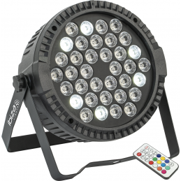 	Projecteurs PAR LED - Ibiza Light - THINPAR36X1-RGBW