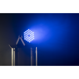 	Projecteurs PAR LED - Ibiza Light - THINPAR-36X1W-RGB