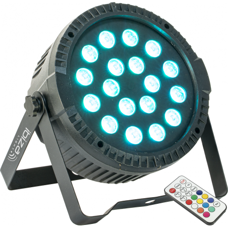 Projecteurs PAR LED - Ibiza Light - THINPAR-18X1RGB