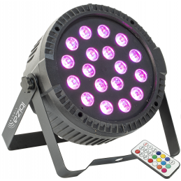 Projecteurs PAR LED - Ibiza Light - THINPAR-18X1RGB