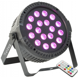 	Projecteurs PAR LED - Ibiza Light - THINPAR-18X1RGB