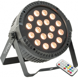 	Projecteurs PAR LED - Ibiza Light - THINPAR-18X1RGB