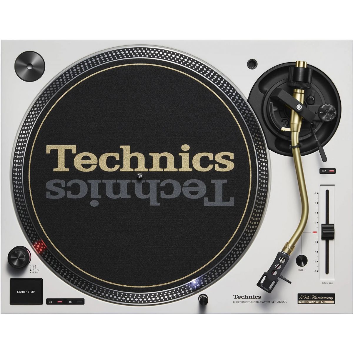 Platines vinyles DJ entrainement direct - Technics - SL-1200M7L Blanche (Edition...