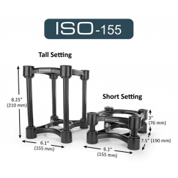 	Pieds enceintes monitoring - IsoAcoustics - ISO-155