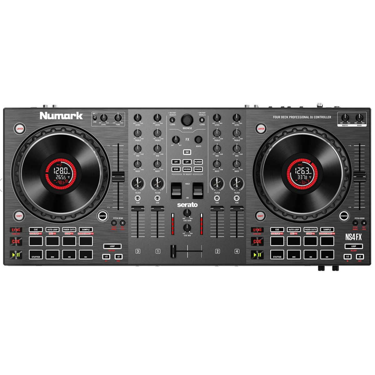 Contrôleurs DJ USB - Numark - NS4FX
