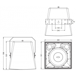 	Caissons de basse passifs - Audiophony PA - EXT415SW