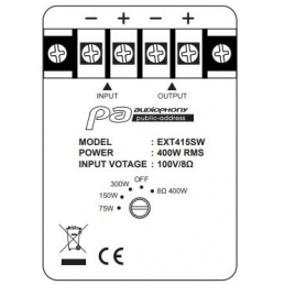 	Caissons de basse passifs - Audiophony PA - EXT415SW