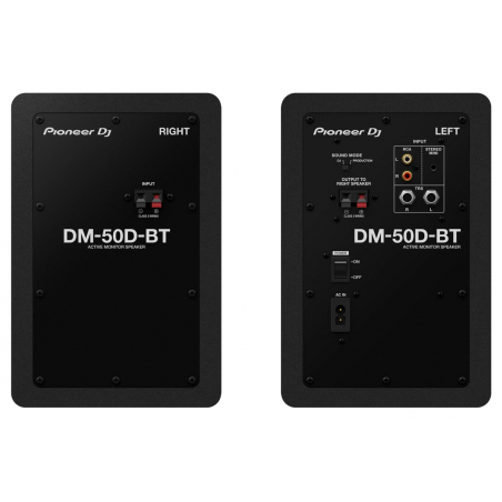 Enceintes monitoring de studio - Pioneer DJ AlphaTheta - DM-50D-BT (La Paire)