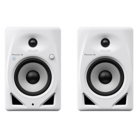 Enceintes monitoring de studio - Pioneer DJ AlphaTheta - DM-50D-BT-W (La Paire)
