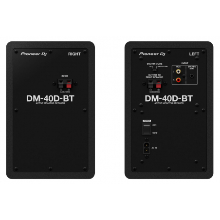 Enceintes monitoring de studio - Pioneer DJ AlphaTheta - DM-40D-BT (La Paire)