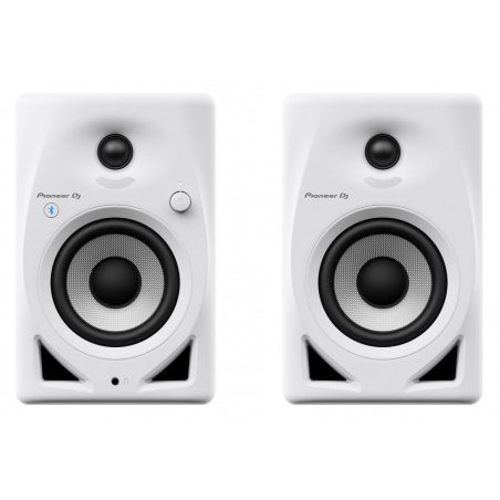 Enceintes monitoring de studio - Pioneer DJ AlphaTheta - DM-40D-BT-W (La Paire)