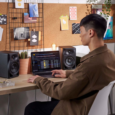 Enceintes monitoring de studio - Pioneer DJ AlphaTheta - DM-50D-BT (La Paire)