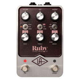 	Pédales d'effets - Universal Audio - UAFX Ruby '63 Top Boost...