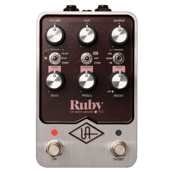 Pédales d'effets - Universal Audio - UAFX Ruby '63 Top Boost... Pédales d'effets - Universal Audio - UAFX Ruby '63 Top Boost...