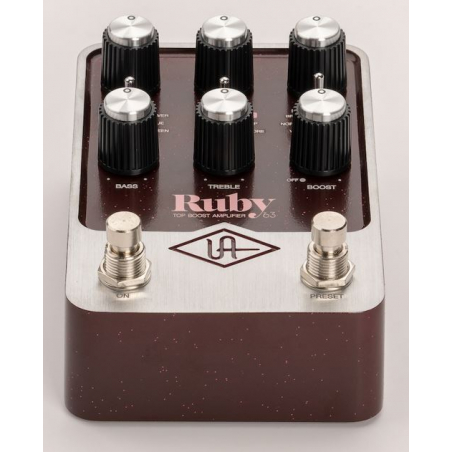 Pédales d'effets - Universal Audio - UAFX Ruby '63 Top Boost...