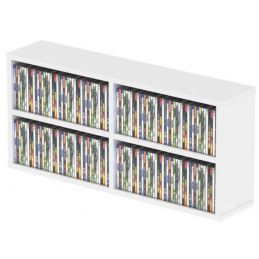 Meubles disques et Vinyles DJ - Glorious DJ - CD BOX 180 WHITE