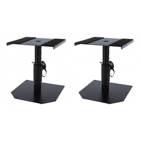 Pieds enceintes monitoring - Power Studio - PSS 130 DESK BL (La paire)