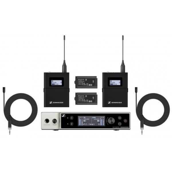 Micros cravate sans fil - Sennheiser - EW-DX MKE2 SET Micros cravate sans fil - Sennheiser - EW-DX MKE2 SET