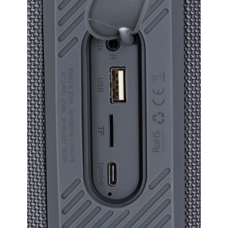 Enceintes Bluetooth Portables - Yourban - GETONE 48 GREY