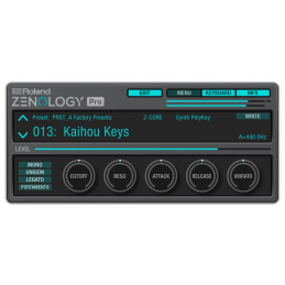 	Logiciels instruments virtuels - Roland Cloud - ZENOLOGY Pro