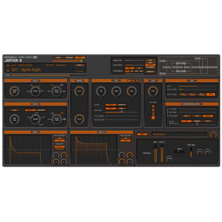 Logiciels instruments virtuels - Roland Cloud - JUPITER-8 Extension