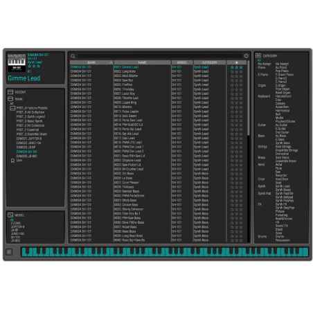 Logiciels instruments virtuels - Roland Cloud - SH-101 Extension