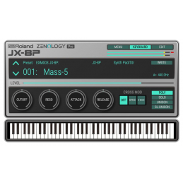 	Logiciels instruments virtuels - Roland Cloud - JX-8P Extension