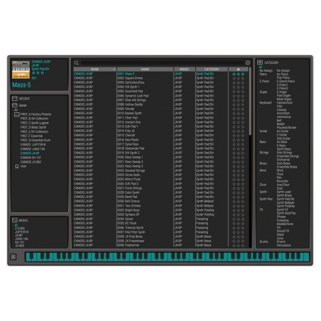 Logiciels instruments virtuels - Roland Cloud - JX-8P Extension