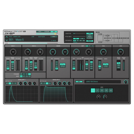 Logiciels instruments virtuels - Roland Cloud - JX-8P Extension