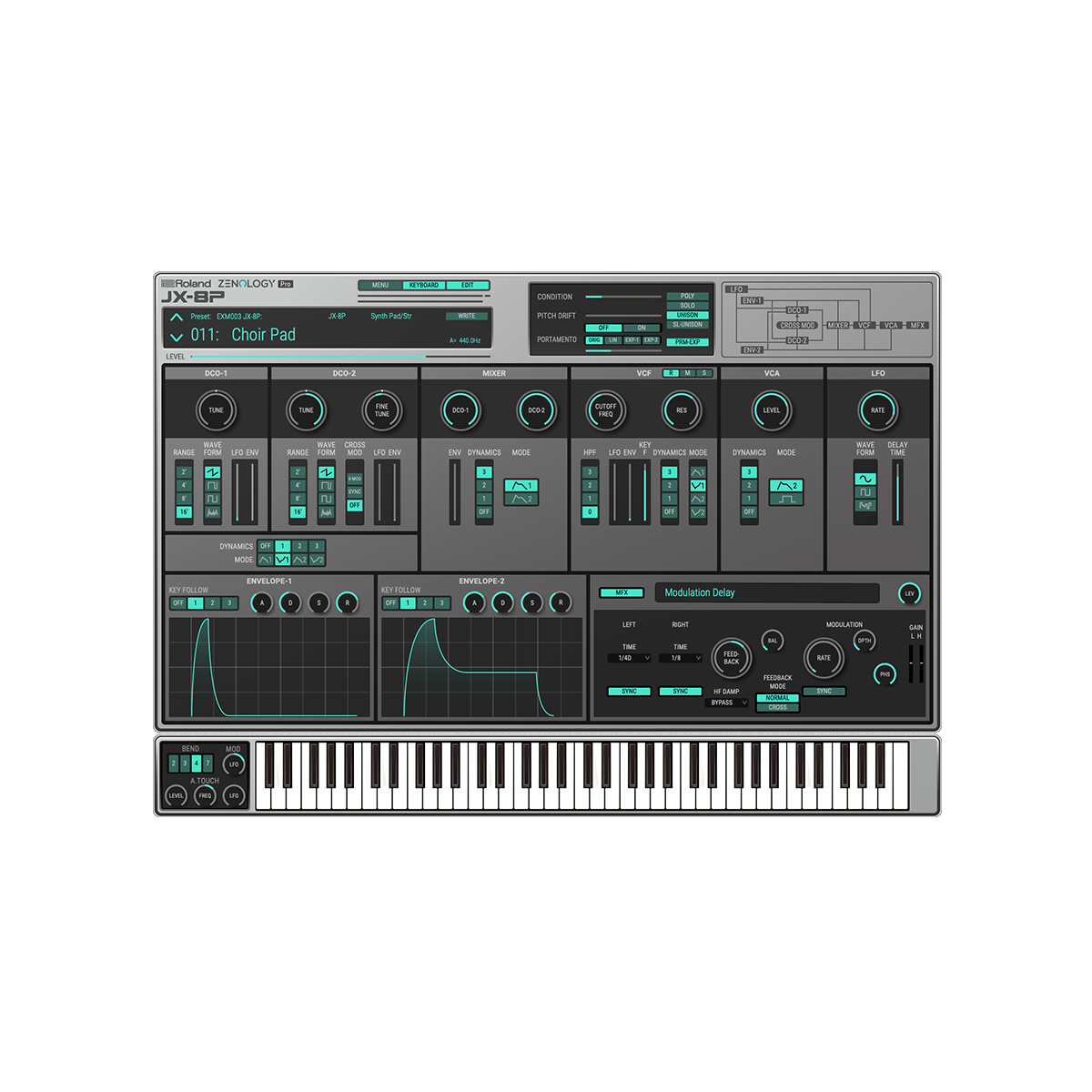 Logiciels instruments virtuels - Roland Cloud - ZENOLOGY PRO ANALOG Extension