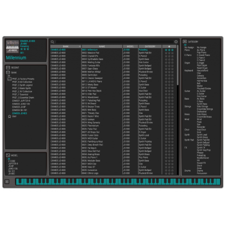 Logiciels instruments virtuels - Roland Cloud - JD-800 Extension